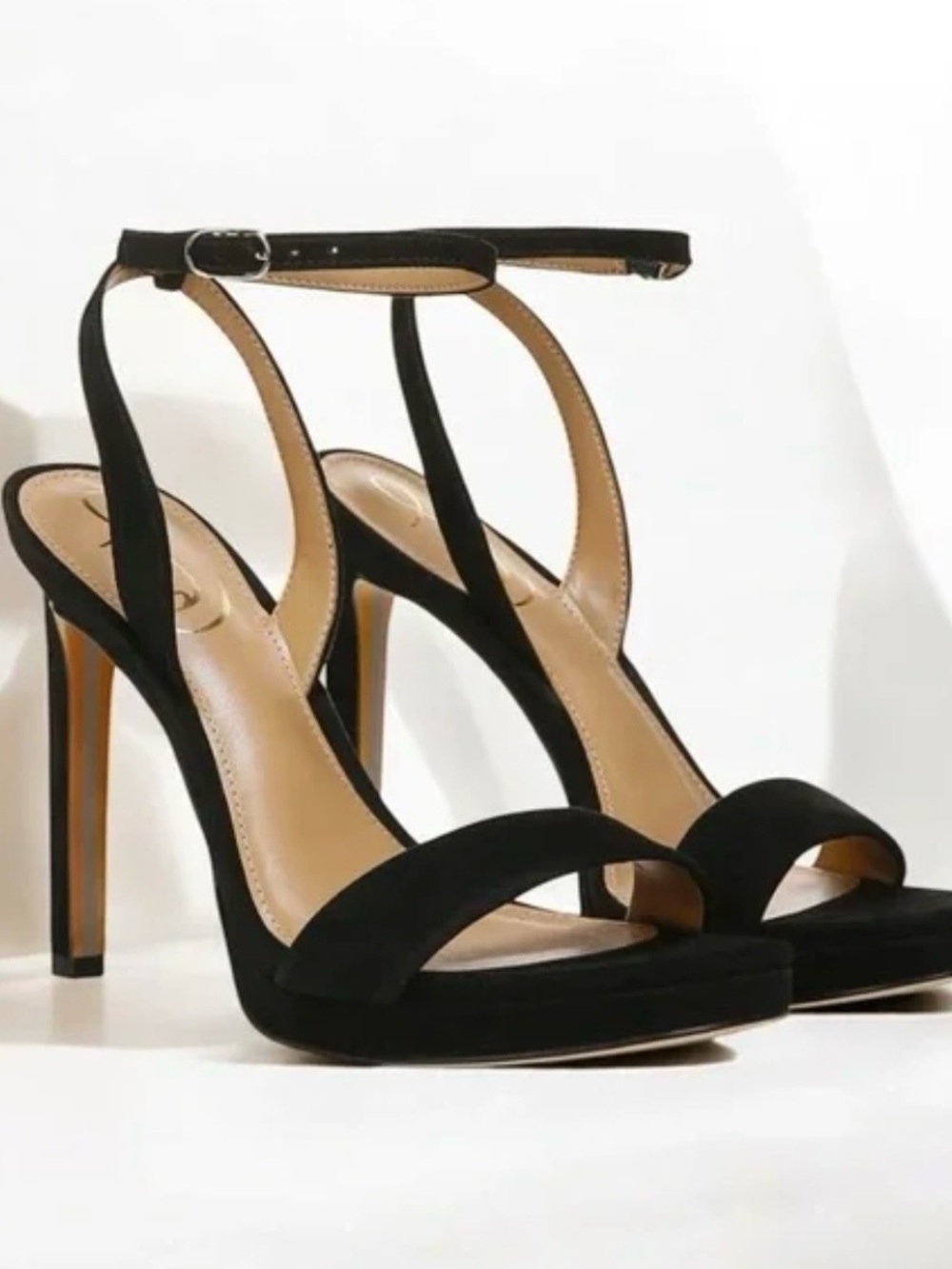 New Sam Edelman Jade Platform Heels Black Suede - SOLD OUT Style!